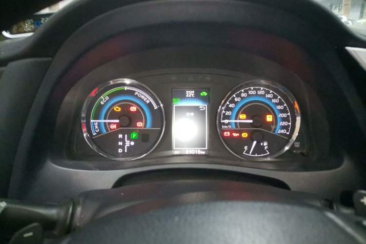 Used Toyota Levin 2017 Revised Dual-Engine 1.8H GS E-CVT Elite Sunroof Version China V Standard Instrument Cluster