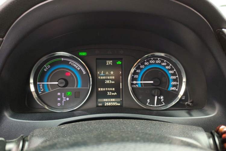 Used Toyota Levin 2017 Revised Dual-Engine 1.8H GS E-CVT Elite Sunroof Version China V Standard Instrument Cluster