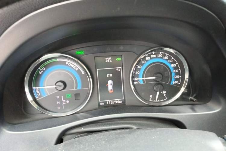 Used Toyota Levin 2017 Revised Dual-Engine 1.8H GS E-CVT Elite Sunroof Version China V Standard Instrument Cluster