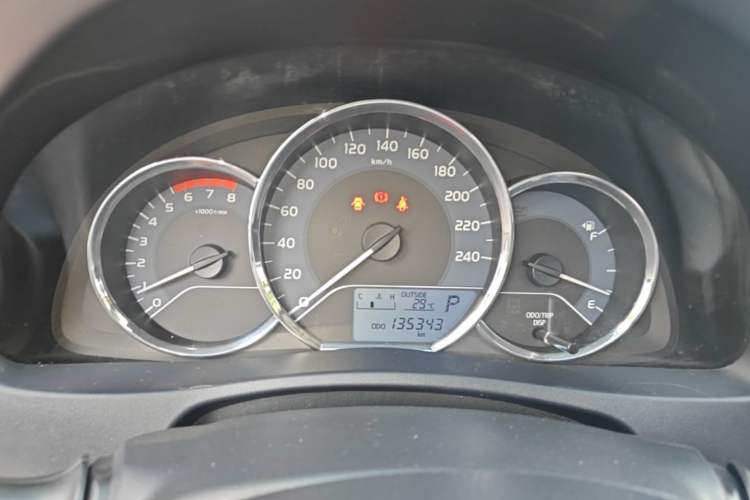Used Toyota Levin 2017 Revised 185T CVT Elite Edition China V Standard Instrument Cluster