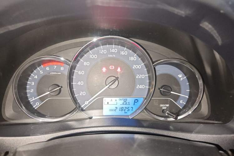 Used Toyota Levin 2017 Revised Version 185T CVT Elite Edition China VI Standard Instrument Cluster