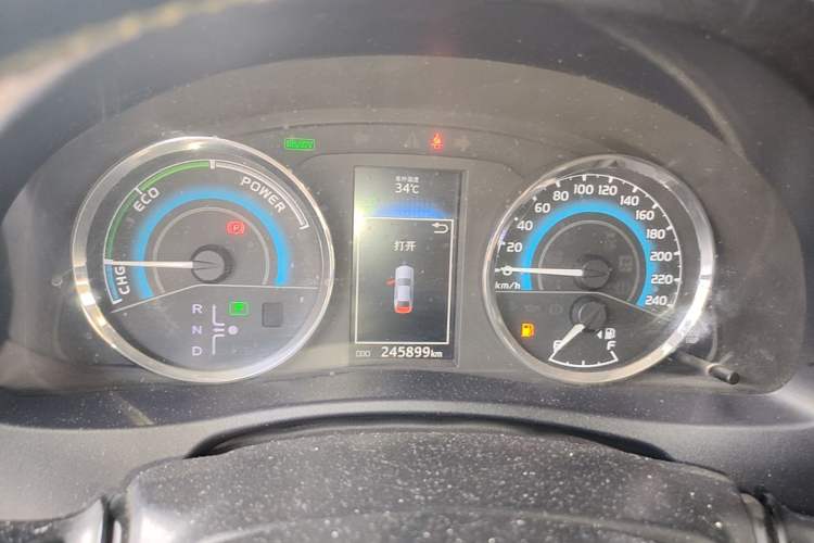 Used Toyota Levin 2017 Revised Dual-Engine 1.8H GS E-CVT Elite Sunroof Version China V Standard Instrument Cluster