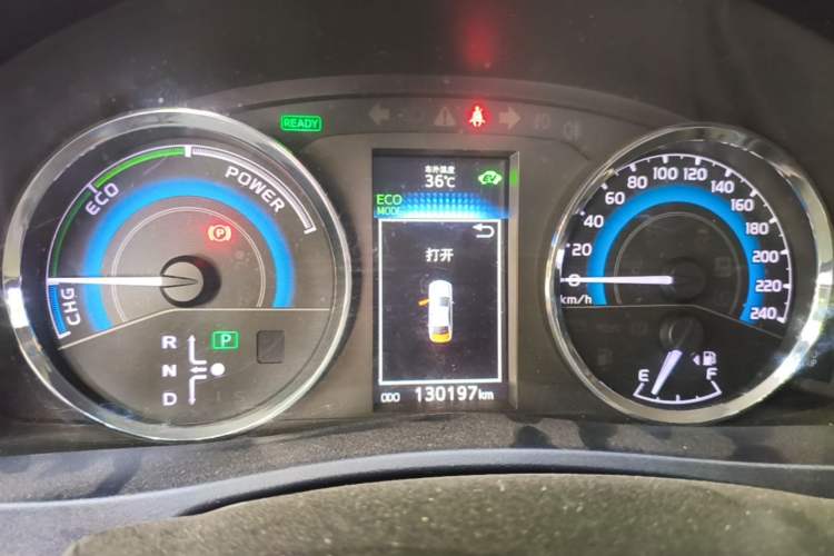 Used Toyota Levin 2017 Revised Dual-Engine 1.8H GS E-CVT Elite Sunroof Version China V Standard Instrument Cluster