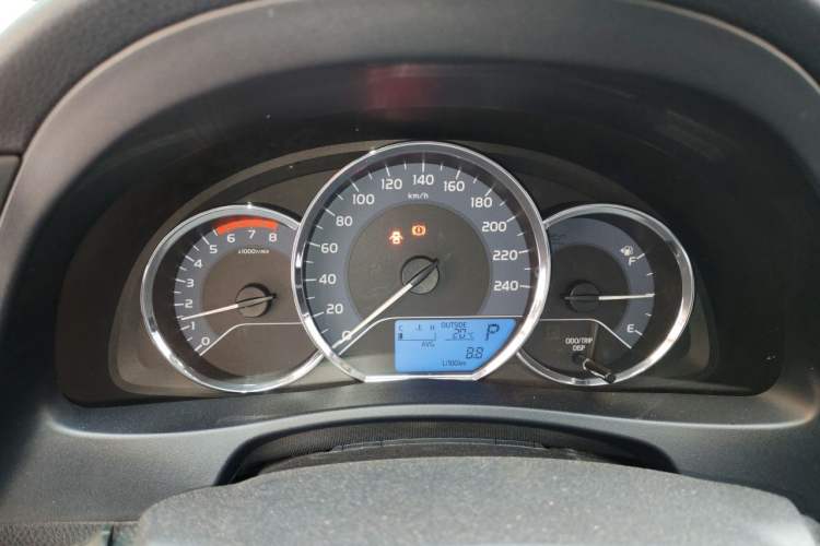 Used Toyota Levin 2017 Revised 185T CVT Elite Edition China V Standard Instrument Cluster