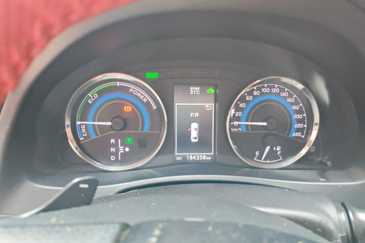 Used Toyota Levin 2017 Revised Dual-Engine 1.8H GS E-CVT Elite Sunroof Version China V Standard Instrument Cluster