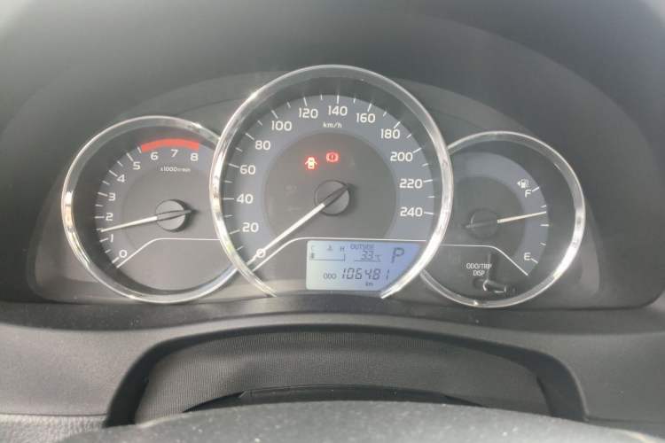 Used Toyota Levin 2017 Revised 185T CVT Elite Edition China V Standard Instrument Cluster