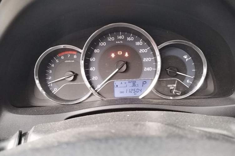 Used Toyota Levin 2017 Revised 185T CVT Elite Edition China V Standard Instrument Cluster