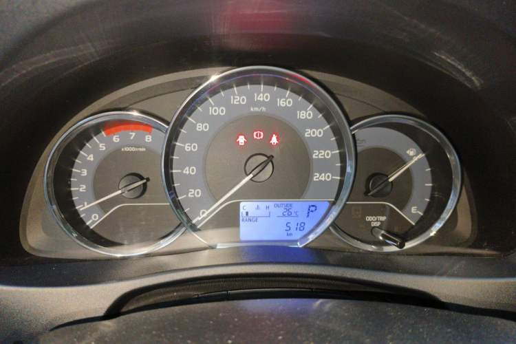 Used Toyota Levin 2017 Revised 185T CVT Elite Edition China V Standard Instrument Cluster