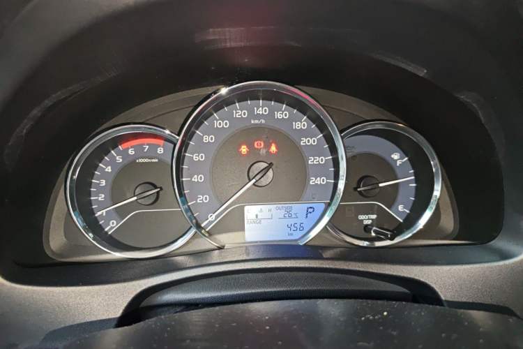 Used Toyota Levin 2017 Revised 185T CVT Elite Edition China V Standard Instrument Cluster