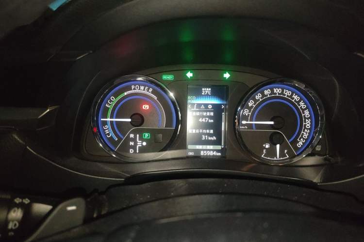 Used Toyota Levin 2017 Revised Dual-Engine 1.8H GS E-CVT Elite Sunroof Version China V Standard Instrument Cluster