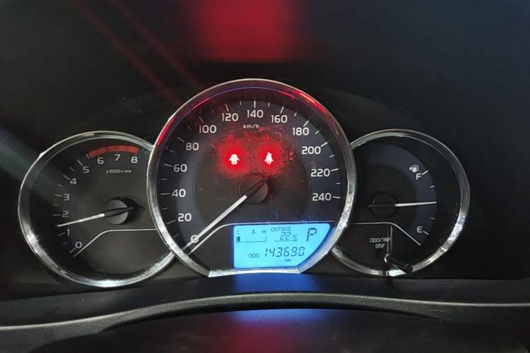 Used Toyota Levin 2017 Revised 185T CVT Elite Edition China V Standard Instrument Cluster