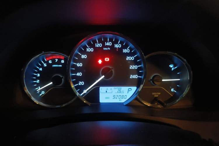 Used Toyota Levin 2017 Revised 185T CVT Elite Edition China V Standard Instrument Cluster