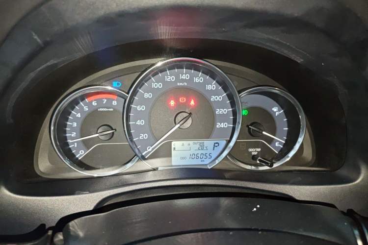 Used Toyota Levin 2017 Revised 185T CVT Elite Edition China V Standard Instrument Cluster