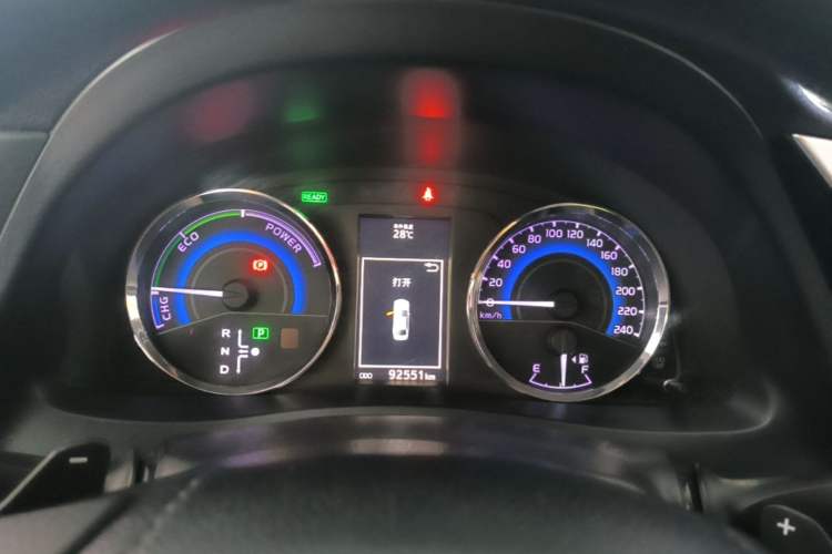 Used Toyota Levin 2017 Revised Dual-Engine 1.8H GS E-CVT Elite Sunroof Version China V Standard Instrument Cluster