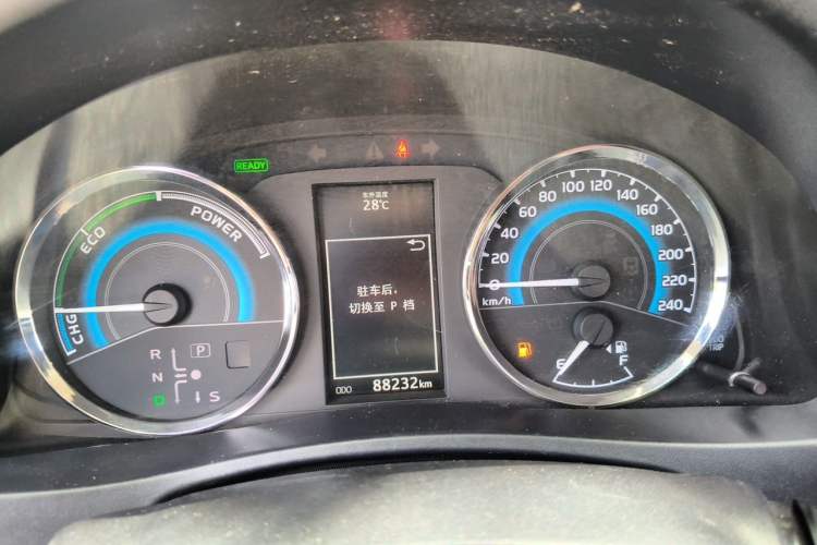 Used Toyota Levin 2017 Revised Dual-Engine 1.8H GS E-CVT Elite Sunroof Version China V Standard Instrument Cluster