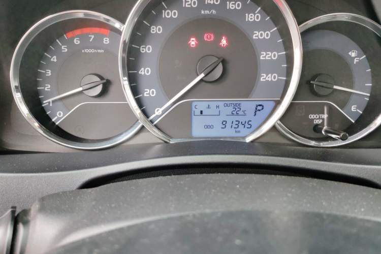 Used Toyota Levin 2017 Revised 185T CVT Elite Edition China V Standard Odometer Close Up