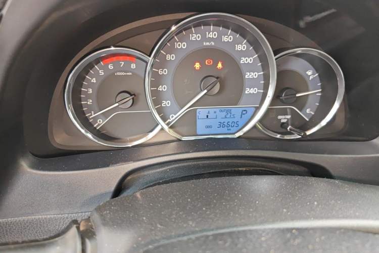 Used Toyota Levin 2017 Revised 185T CVT Elite Edition China V Standard Odometer Close Up
