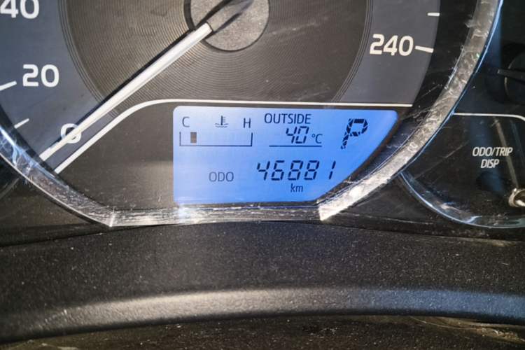 Used Toyota Levin 2017 Revised 185T CVT Elite Edition China V Standard Odometer Close Up