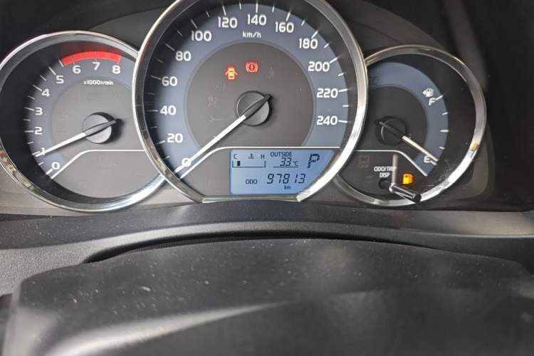 Used Toyota Levin 2017 Revised 185T CVT Elite Edition China V Standard Odometer Close Up