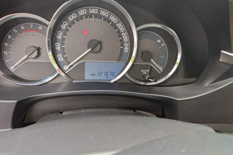 Used Toyota Levin 2017 1.2T G CVT Elite Edition Odometer Close Up