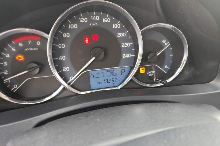 Used Toyota Levin 2017 Revised 185T CVT Elite Edition China V Standard Odometer Close Up