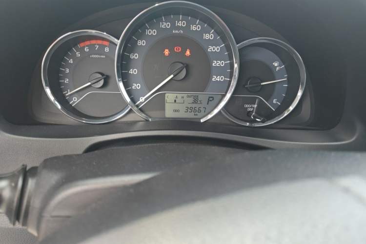 Used Toyota Levin 2017 Revised 185T CVT Elite Edition China V Standard Odometer Close Up
