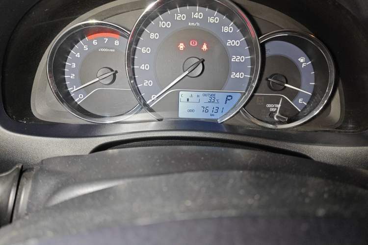 Used Toyota Levin 2017 Revised 185T CVT Elite Edition China V Standard Odometer Close Up