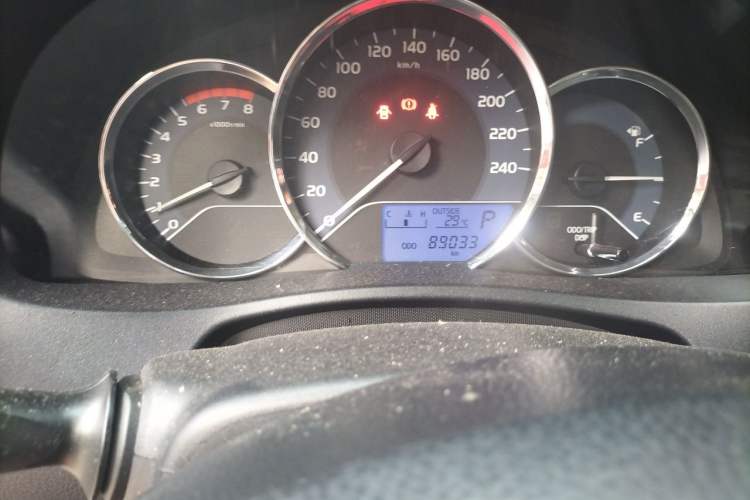 Used Toyota Levin 2017 1.2T V CVT Luxury Edition Odometer Close Up