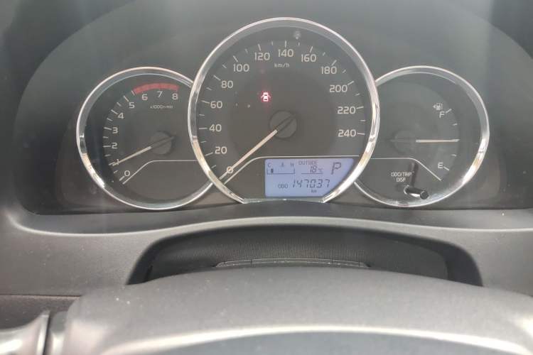 Used Toyota Levin 2017 Revised 185T CVT Elite Edition China V Standard Odometer Close Up
