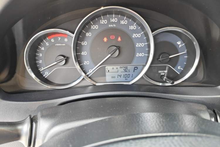 Used Toyota Levin 2017 Revised 185T CVT Elite Edition China V Standard Odometer Close Up