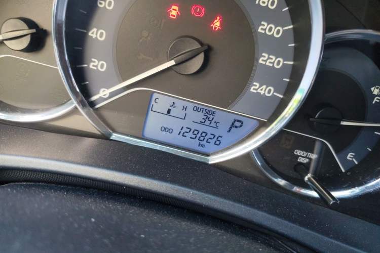 Used Toyota Levin 2017 Revised 185T CVT Elite Edition China V Standard Odometer Close Up