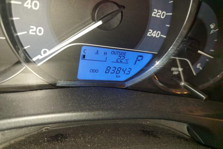 Used Toyota Levin 2017 Revised 185T CVT Elite Edition China V Standard Odometer Close Up