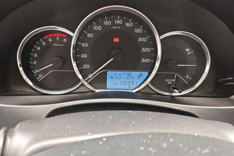 Used Toyota Levin 2017 Revised 185T CVT Elite Edition China V Standard Odometer Close Up
