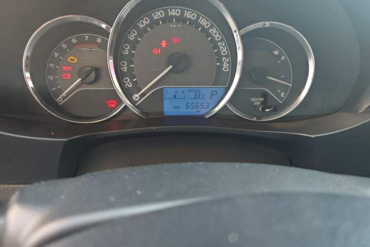Used Toyota Levin 2017 1.2T G CVT Elite Edition Odometer Close Up