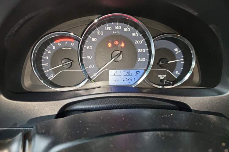 Used Toyota Levin 2017 Revised 185T CVT Elite Edition China V Standard Odometer Close Up