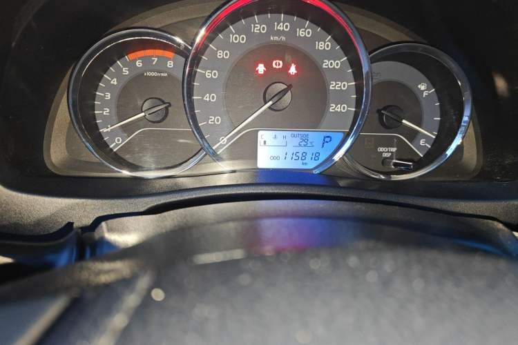 Used Toyota Levin 2017 Revised 185T CVT Elite Edition China V Standard Odometer Close Up