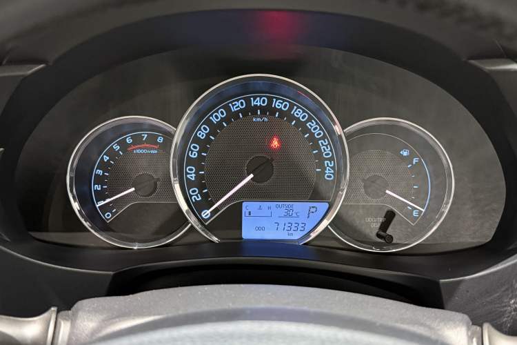 Used Toyota Levin 2017 1.2T G CVT Elite Edition Odometer Close Up