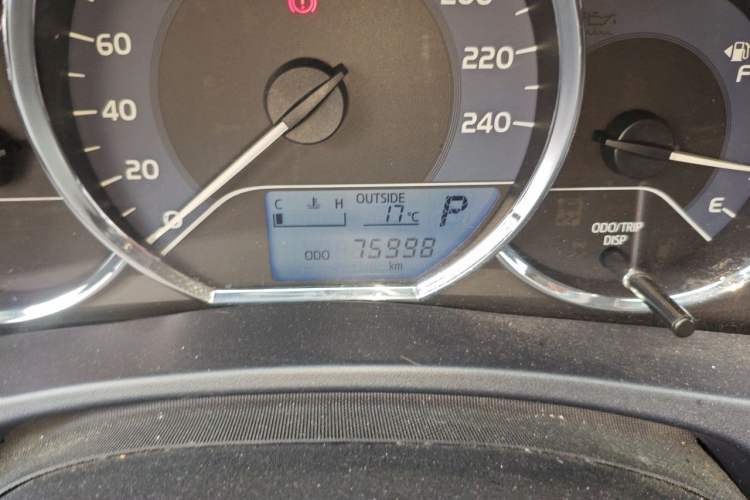 Used Toyota Levin 2017 Revised 185T CVT Elite Edition China V Standard Odometer Close Up