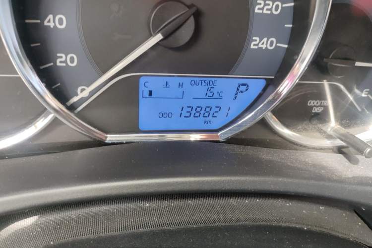 Used Toyota Levin 2017 Revised 185T CVT Elite Edition China V Standard Odometer Close Up