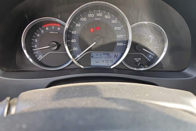 Used Toyota Levin 2017 Revised 185T CVT Elite Edition China V Standard Odometer Close Up