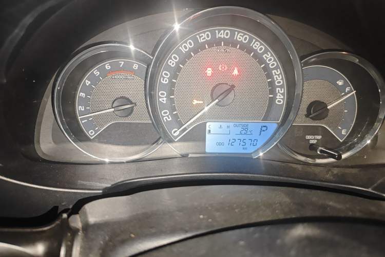 Used Toyota Levin 2017 1.2T E CVT New Sharp Edition Odometer Close Up