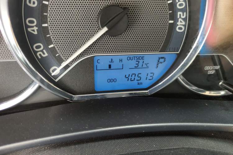 Used Toyota Levin 2017 1.2T G CVT Elite Edition Odometer Close Up