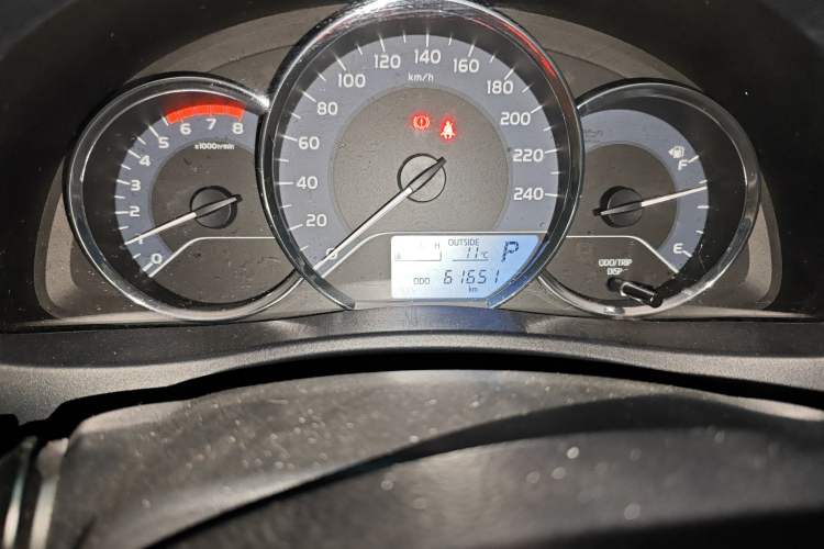 Used Toyota Levin 2017 Revised 185T CVT Elite Edition China V Standard Odometer Close Up