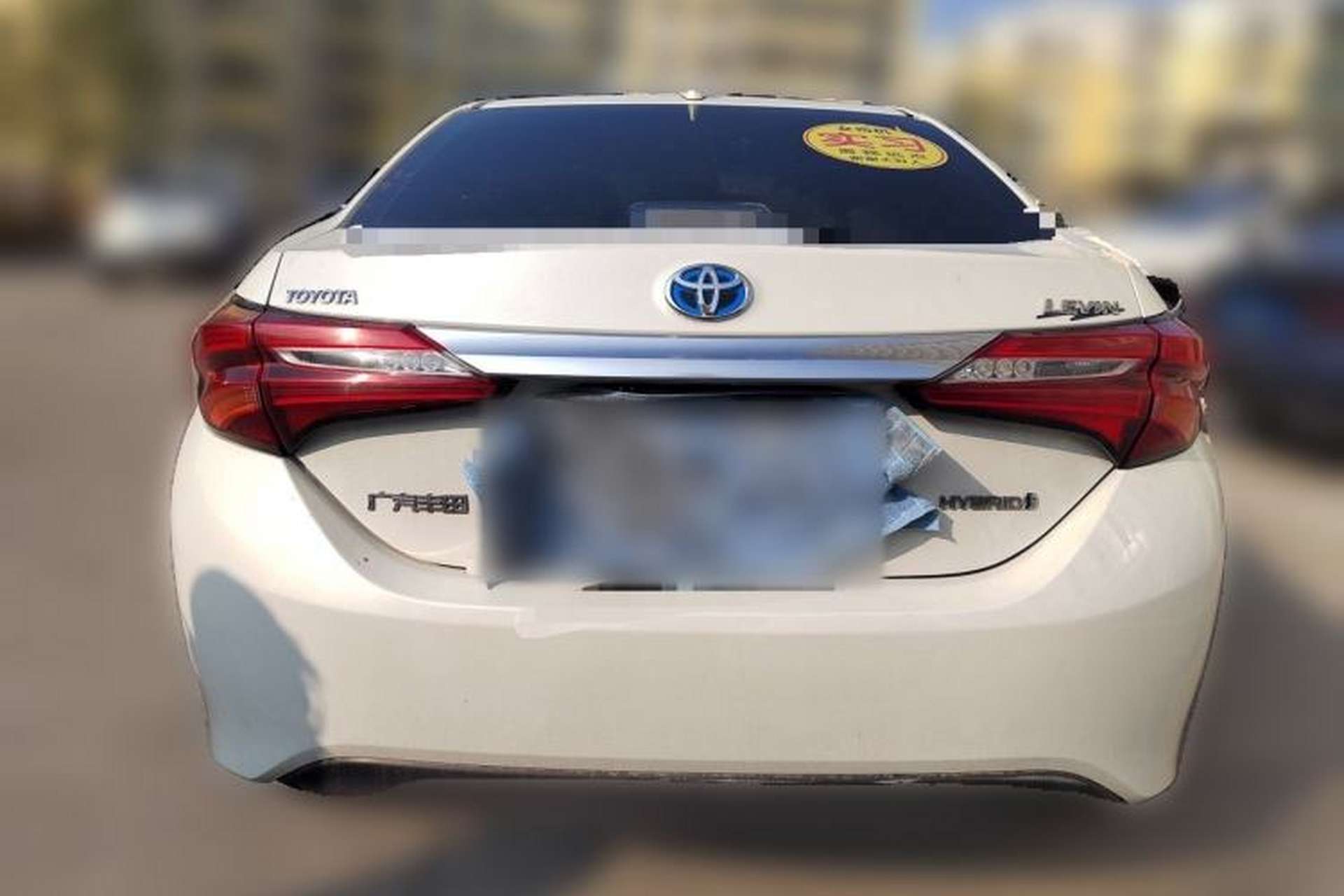 Used Toyota Levin 2017 Revised Dual-Engine 1.8H GS E-CVT Elite Sunroof Version China V Standard Rear