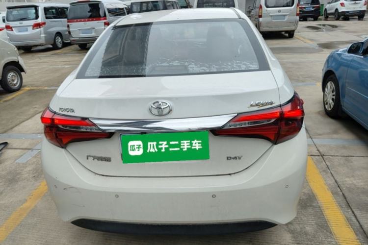 Used Toyota Levin 2017 Revised 185T CVT Elite Edition China V Standard Rear
