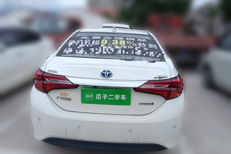 Used Toyota Levin 2017 Revised Dual-Engine 1.8H GS E-CVT Elite Sunroof Version China V Standard Rear