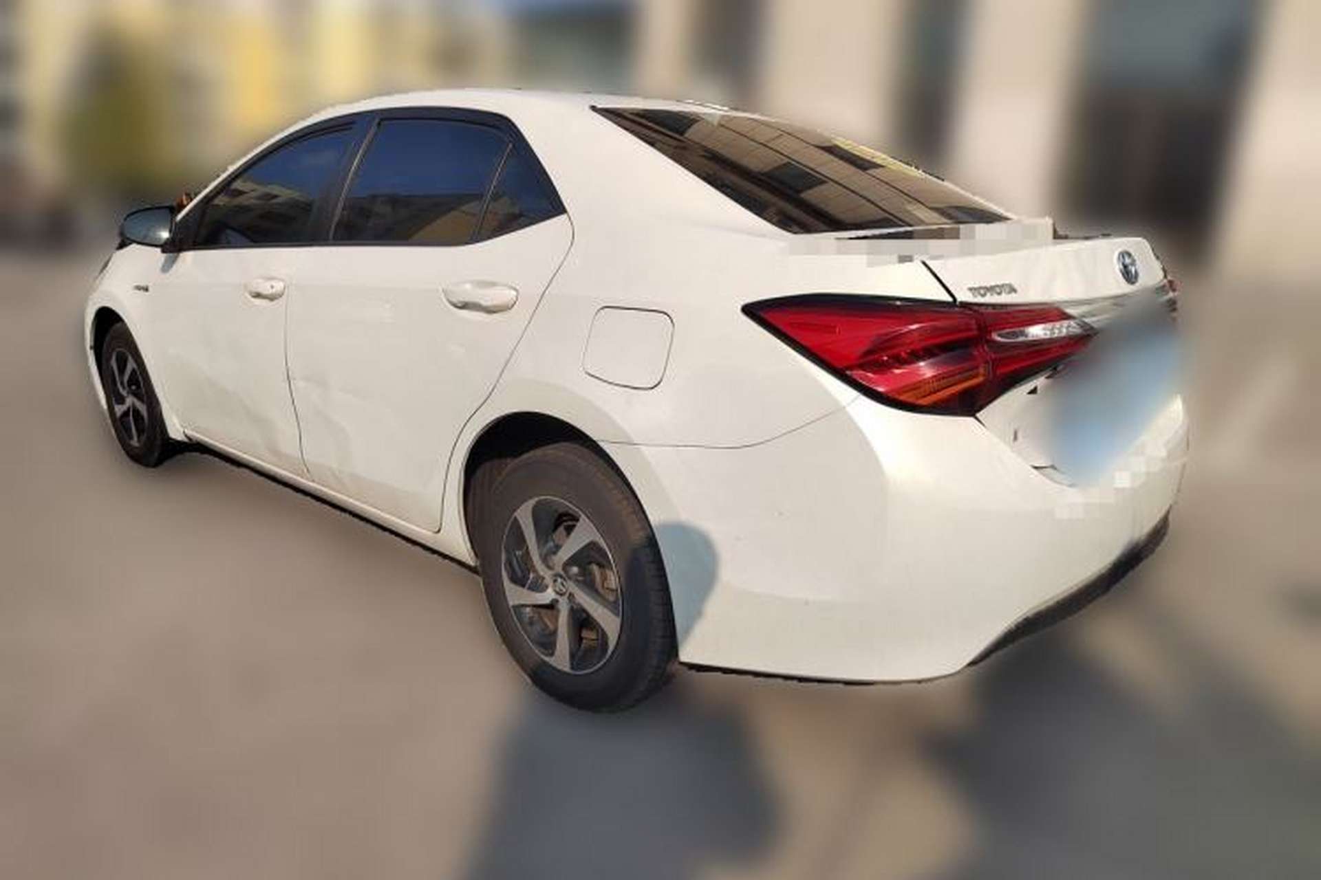 Used Toyota Levin 2017 Revised Dual-Engine 1.8H GS E-CVT Elite Sunroof Version China V Standard Rear Left 45 Deg