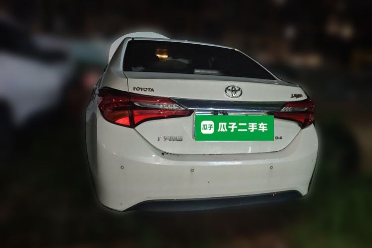 Used Toyota Levin 2017 Revised 185T CVT Elite Edition China V Standard Rear Left 45 Deg