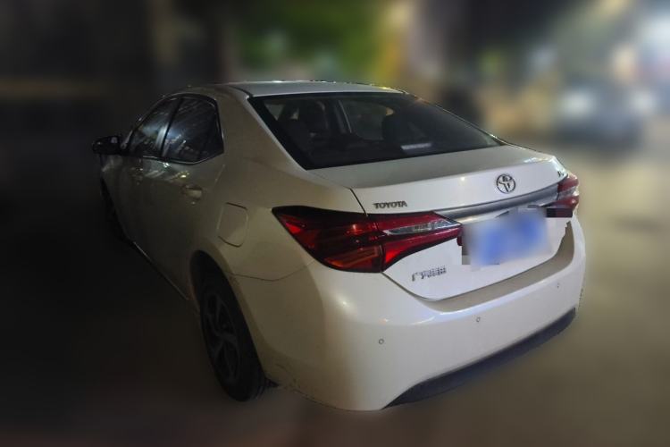 Used Toyota Levin 2017 Revised 185T CVT Elite Edition China V Standard Rear Left 45 Deg