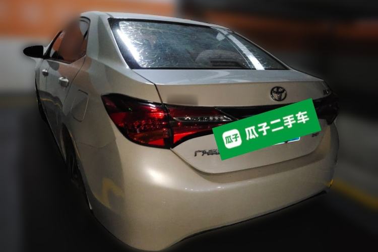 Used Toyota Levin 2017 Revised 185T CVT Elite Edition China V Standard Rear Left 45 Deg